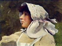 Wiltshire Sunbonnet-T C Gotch-Mounted Art Print