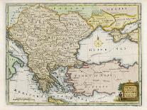 Map Showing Turkey in Europe and Its Neighbouring European States of the Balkans-T. Conder-Mounted Art Print