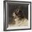 T? de chat ; vers 1824-1829-Eugene Delacroix-Framed Giclee Print