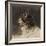 T? de chat ; vers 1824-1829-Eugene Delacroix-Framed Giclee Print