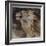 T? de lion rugissant-Eugene Delacroix-Framed Giclee Print