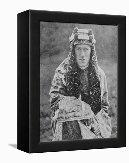T E Lawrence (Lawrence of Arabia) in Arab Dress-null-Framed Premier Image Canvas