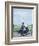 T E Lawrence on His Motorcyle-John Keay-Framed Giclee Print