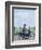 T E Lawrence on His Motorcyle-John Keay-Framed Giclee Print