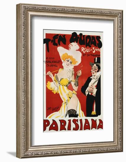 T'en Auras, Parisiana Poster-Jack Abeille-Framed Photographic Print