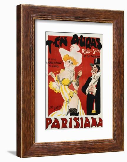 T'en Auras, Parisiana Poster-Jack Abeille-Framed Photographic Print