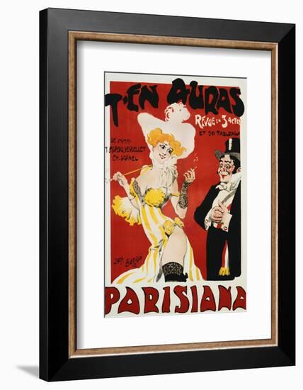 T'en Auras, Parisiana Poster-Jack Abeille-Framed Photographic Print