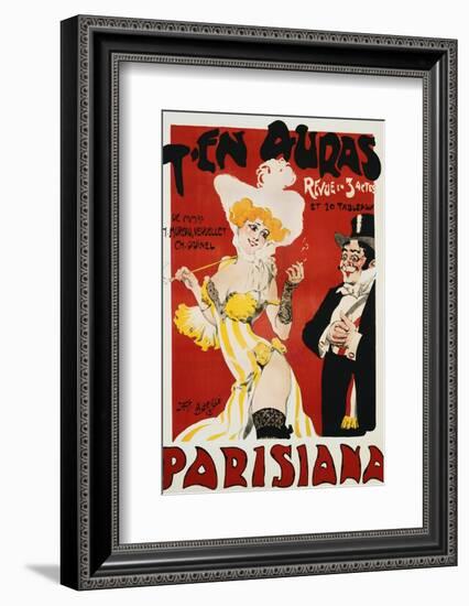 T'en Auras, Parisiana Poster-Jack Abeille-Framed Photographic Print