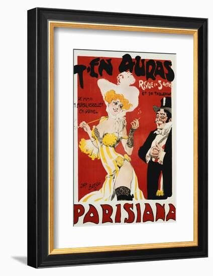 T'en Auras, Parisiana Poster-Jack Abeille-Framed Photographic Print