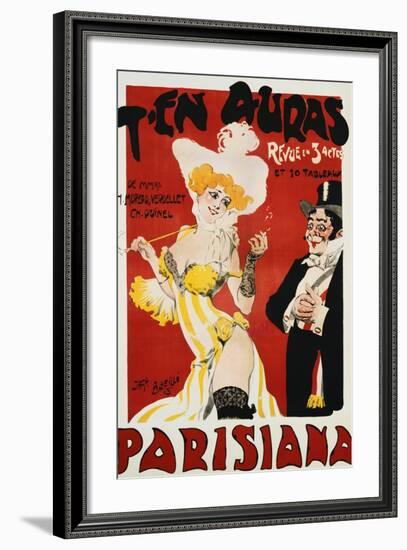 T'en Auras, Parisiana Poster-Jack Abeille-Framed Photographic Print