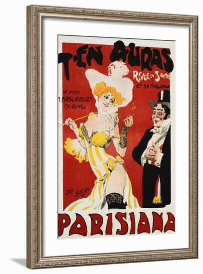 T'en Auras, Parisiana Poster-Jack Abeille-Framed Photographic Print