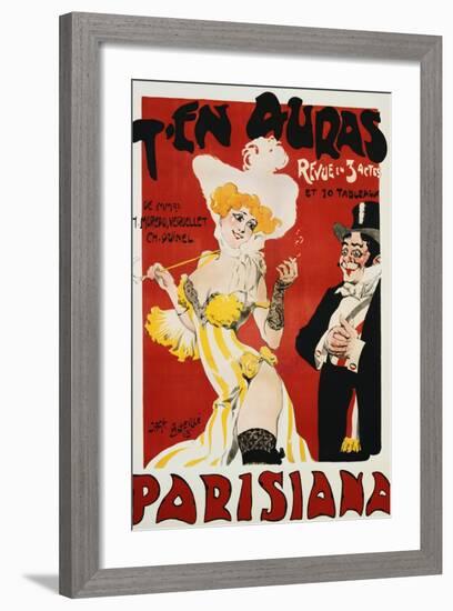 T'en Auras, Parisiana Poster-Jack Abeille-Framed Photographic Print