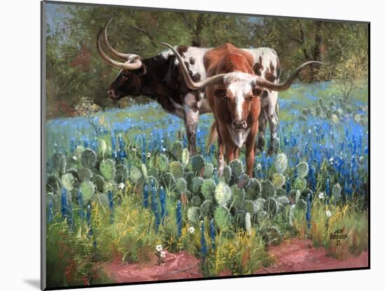 T for Texas-Jack Sorenson-Mounted Art Print