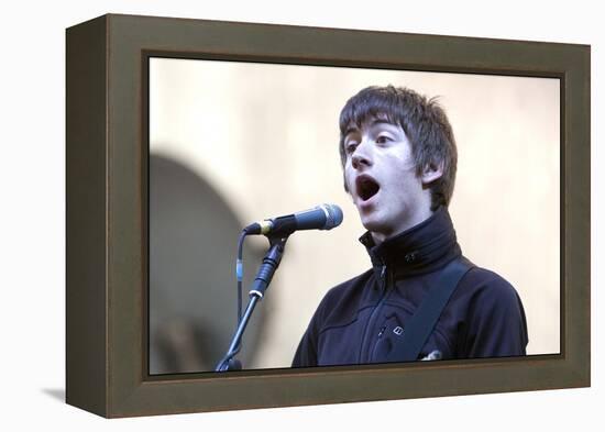 T in the Park' July 2007 Arctic Monkeys Perform on the Main Stage of T in the Park-null-Framed Premier Image Canvas