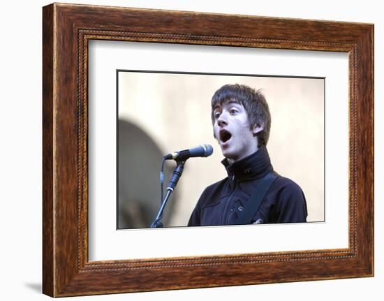 T in the Park' July 2007 Arctic Monkeys Perform on the Main Stage of T in the Park-null-Framed Photographic Print