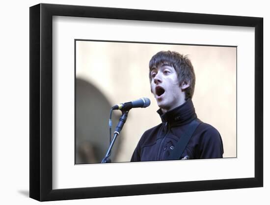 T in the Park' July 2007 Arctic Monkeys Perform on the Main Stage of T in the Park-null-Framed Photographic Print