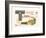 T is a Toy Train-null-Framed Art Print