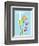 T is for Trees (blue)-Theodor (Dr. Seuss) Geisel-Framed Art Print