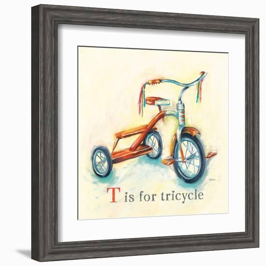 T is for Tricycle-Catherine Richards-Framed Art Print