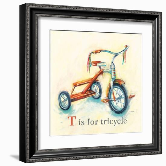 T is for Tricycle-Catherine Richards-Framed Art Print