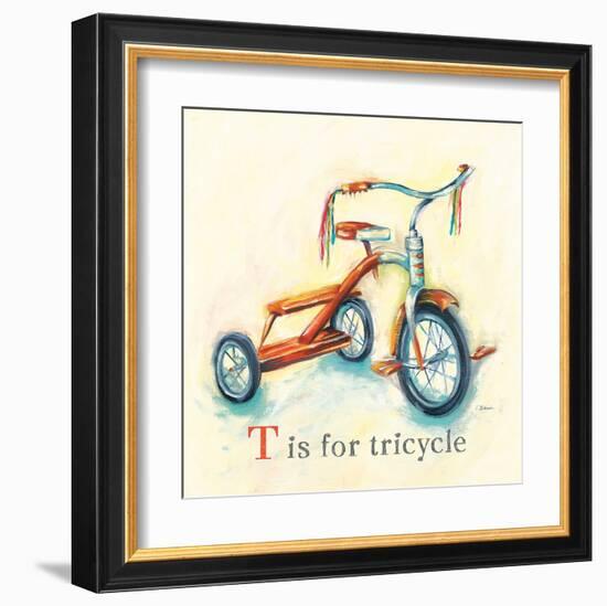 T is for Tricycle-Catherine Richards-Framed Art Print