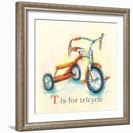 T is for Tricycle-Catherine Richards-Framed Art Print