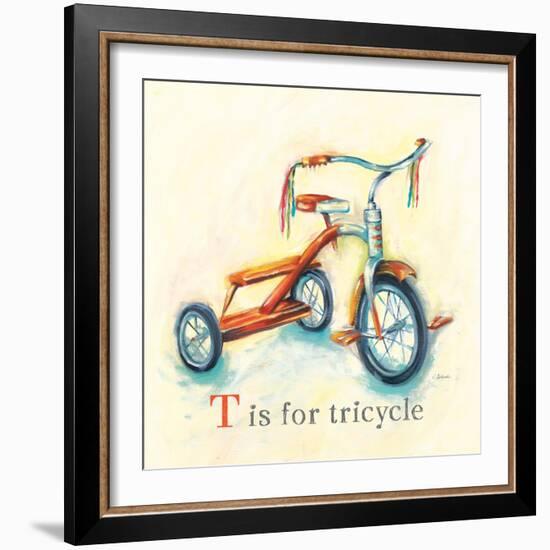 T is for Tricycle-Catherine Richards-Framed Art Print