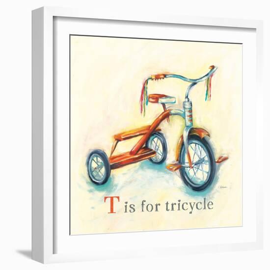 T is for Tricycle-Catherine Richards-Framed Art Print