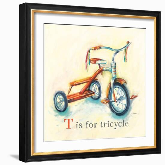 T is for Tricycle-Catherine Richards-Framed Art Print