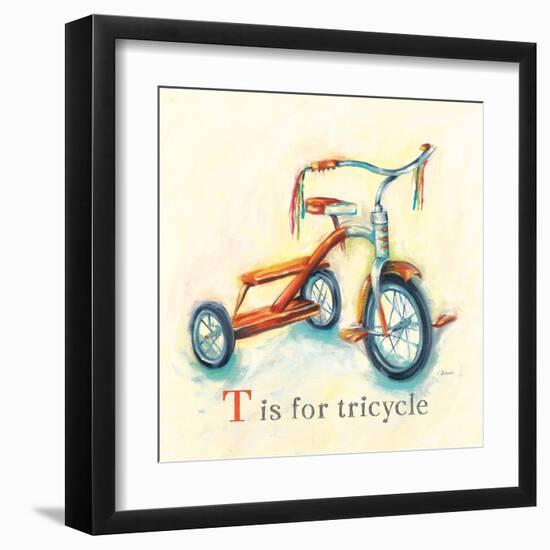 T is for Tricycle-Catherine Richards-Framed Art Print