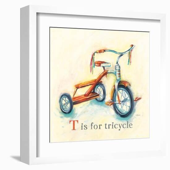 T is for Tricycle-Catherine Richards-Framed Art Print