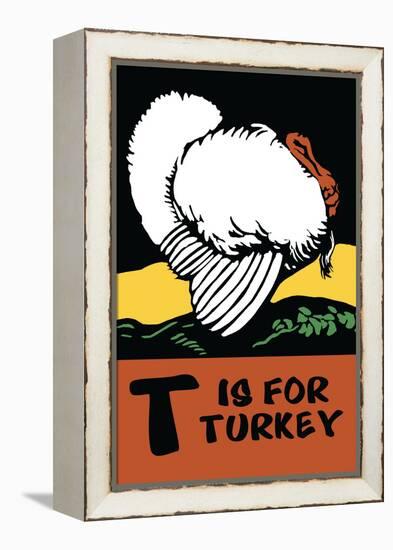 T is for Turkey-Charles Buckles Falls-Framed Stretched Canvas