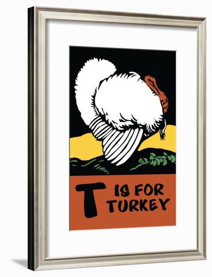 T is for Turkey-Charles Buckles Falls-Framed Art Print