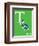 T is for Turtle (green)-Theodor (Dr. Seuss) Geisel-Framed Art Print