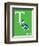 T is for Turtle (green)-Theodor (Dr. Seuss) Geisel-Framed Art Print