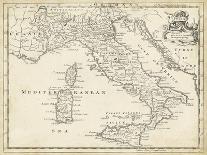 Map of Italy-T. Jeffreys-Art Print