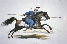 Russian Don Cossack, C.1820 (W/C on Paper)-T. Kelly-Framed Giclee Print