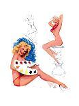 Want to See Me Sing My Baton? Pin-Up 1952-T.N. Thompson-Art Print