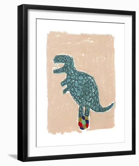 T Rex Balance-Katrien Soeffers-Framed Giclee Print