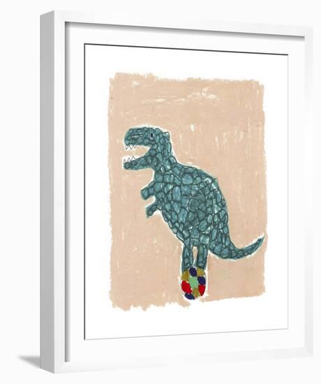 T Rex Balance-Katrien Soeffers-Framed Giclee Print