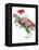 T Rex Christmas-Stephanie Analah-Framed Premier Image Canvas