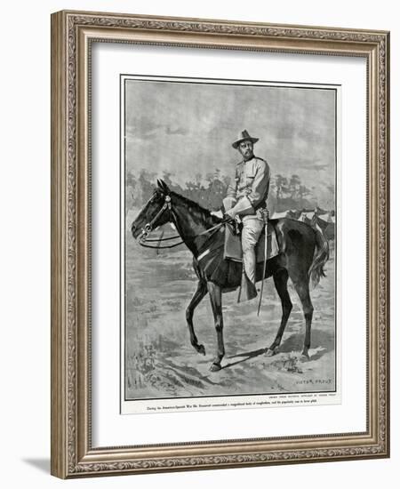 T Roosevelt, Prout 1901-Victor Prout-Framed Photographic Print