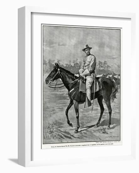 T Roosevelt, Prout 1901-Victor Prout-Framed Photographic Print