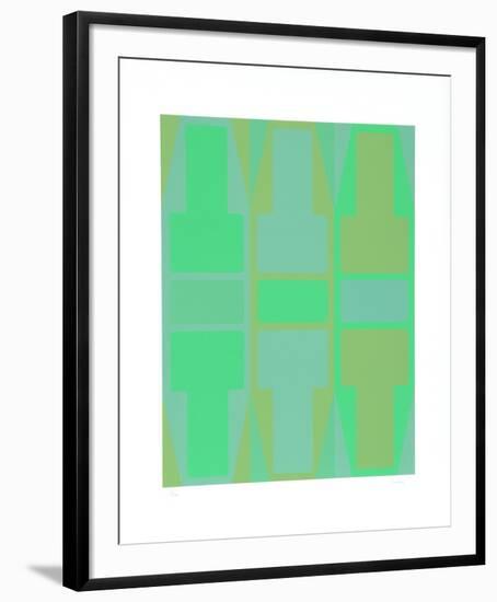 T Series (Green)-Arthur Boden-Framed Collectable Print