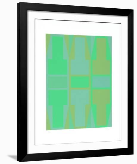 T Series (Green)-Arthur Boden-Framed Collectable Print