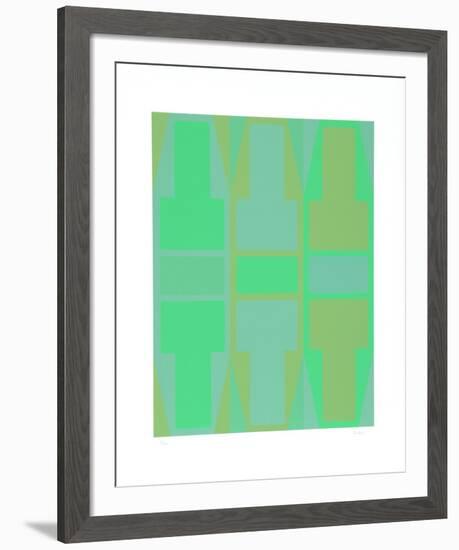 T Series (Green)-Arthur Boden-Framed Collectable Print