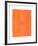 T Series (Orange)-Arthur Boden-Framed Limited Edition