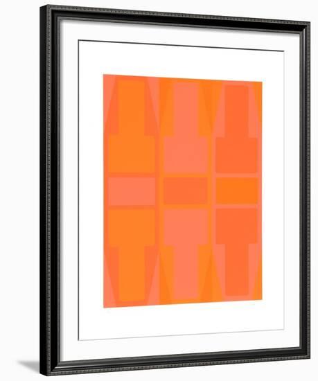 T Series (Orange)-Arthur Boden-Framed Limited Edition