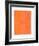 T Series (Orange)-Arthur Boden-Framed Limited Edition