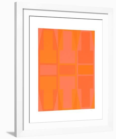 T Series (Orange)-Arthur Boden-Framed Limited Edition